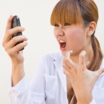 aggressive woman