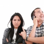 impatient wife with obnoxious husband