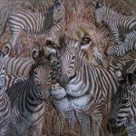 what do you see? hidden lion illusion